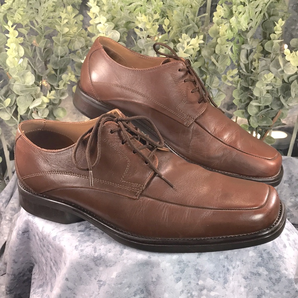 Nunn Bush NXXT Lt.Brown Leather Lace-up Dress Shoes Men’s 10M✨Great Condition✨